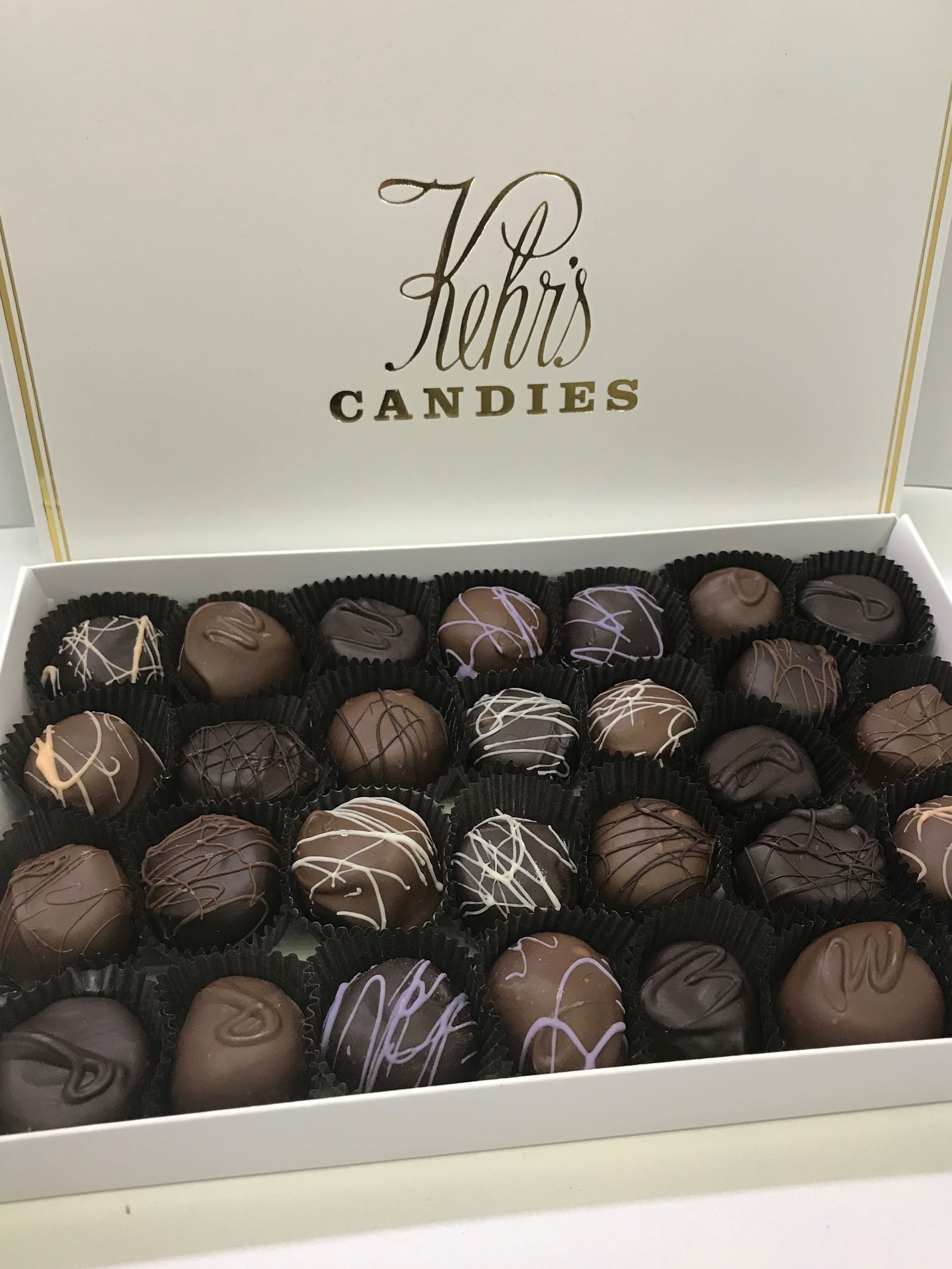 Truffle Box, Assorted Kehr's Candies Milwaukee, Wisconsin